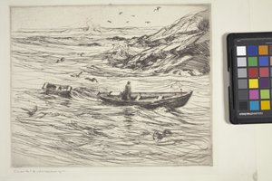 Docieranie (trawienie i sucha igła) autorstwa Charles Herbert Woodbury