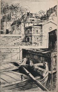 Quai des Celestins, 1915 autorstwa Charles Heyman