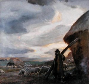 Godzina wieczorna, ok. 1905 (olej na płótnie)