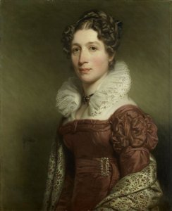 Jacoba Vetter (1796-1830), żona Pietera Meijera Warnarsa, księgarz w Amsterdamie autorstwa Charles Howard Hodges