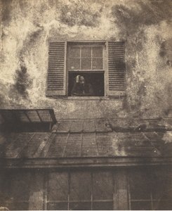 Auguste Vacquerie przy oknie, taras morski, ok. 1900 r. 1853. Twórcy: Charles Hugo, Auguste Vacquerie. autorstwa Charles Hugo, Auguste Vacquerie