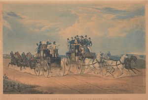 Trening: The Brighton Day Mails, pomijając Hookwood Common autorstwa Charles Hunt