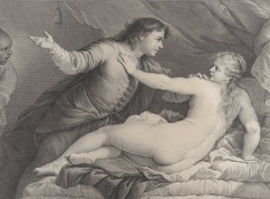 Tarquin i Lukrecja, 1752. autorstwa Charles Hutin