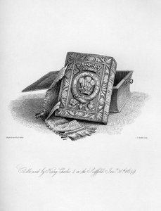 Biblia używana przez króla Karola I na szafocie, 30 stycznia 1649, 1840