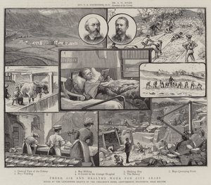 Świeże powietrze i zdrowa praca dla miejskich Arabów, notatki w Oddziale Lancashire Domu Dziecka, Crowthorne, Edgworth, niedaleko Bolton autorstwa Charles J. Staniland