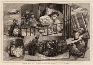 Pomóżcie Pomocnikom!, Niedziela Szpitalna, 13 czerwca 1880 r. autorstwa Charles J. Staniland