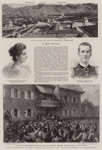 Zaręczyny księcia Neapolu i księżniczki Heleny Czarnogóry autorstwa Charles J. Staniland