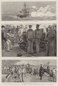 Próby artyleryjskie najnowszego pancernika, HMS Victoria