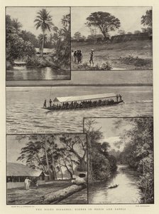 Katastrofa w Nigrze, sceny w Beninie i Sapeli autorstwa Charles J. Staniland