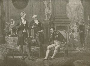 Napoleon, Goethe i Wieland, 1808, 1896 autorstwa Charles J. State