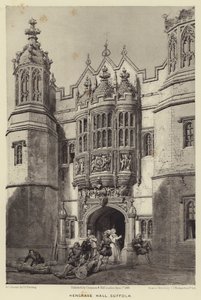 Hengrave Hall, Suffolk autorstwa Charles James Richardson