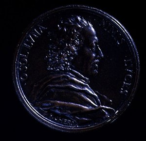 Medal portretowy Gian Lorenzo Bernini (1598-1680) autorstwa Charles Jean Francois Cheron