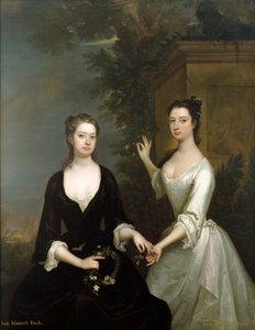Lady Elżbieta i Lady Henrietta Finch, c1730-c1731