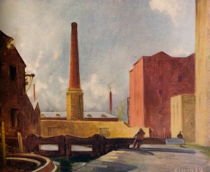 Bramy śluzy, Blackburn, 1928 1931 autorstwa Charles John Holmes
