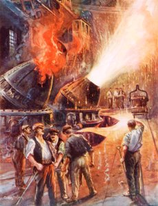 Narodziny giganta nowoczesnego przemysłu autorstwa Charles John de Lacy