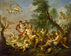 Bachanalia autorstwa Charles Joseph Natoire
