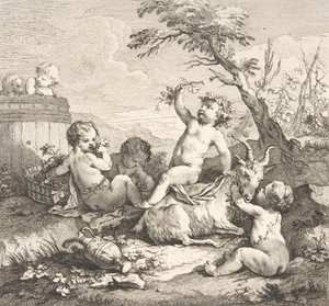 Spadek. autorstwa Charles Joseph Natoire
