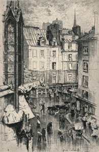Ulica Galande, 1915 autorstwa Charles Jouas