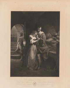 Sir Walter Raleigh Malarstwo z żoną. autorstwa Charles Kennedy Burt