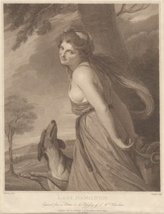 Lady Hamilton jako bachantka