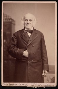 Portret ks. Samuela Kramera 1808-1891, przed 1891. autorstwa Charles L Kempf