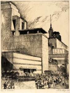 Hall of Science, Chicago Fair autorstwa Charles L. Morgan