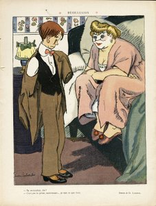 Ilustracja Chas-Laborde (1886-1941) w Le Lire, 30.11.12 - Desillusion - Prostytucja