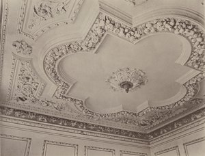 Belton House, Grantham, sufit na klatce schodowej autorstwa Charles Latham