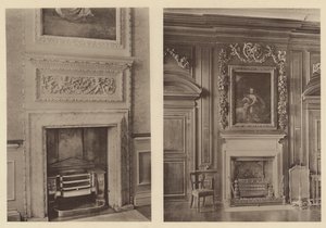 Belton House, Grantham, dwa kawałki komina autorstwa Charles Latham