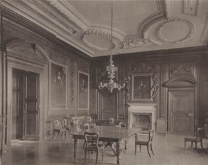 Belton House, Grantham, jadalnia autorstwa Charles Latham