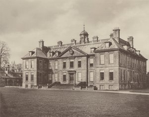 Belton House, Grantham, front wejściowy autorstwa Charles Latham