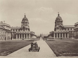 Szpital w Greenwich, widok ogólny autorstwa Charles Latham