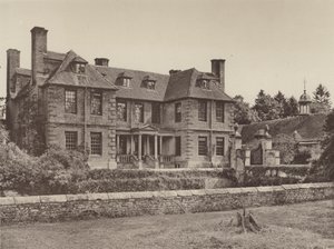 Groombridge Place, Sussex, Front Zachodni autorstwa Charles Latham