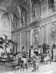Ragley Hall: Wielka Sala, strona północna autorstwa Charles Latham