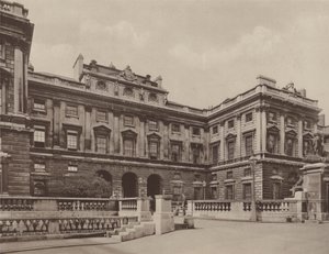 Somerset House, widok na dziedziniec autorstwa Charles Latham