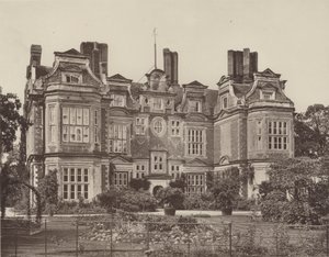 Swateley Hall, Uxbridge, ogród od frontu autorstwa Charles Latham