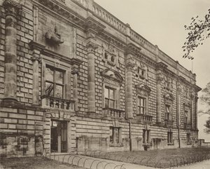 Zamek, Nottingham, front wschodni autorstwa Charles Latham