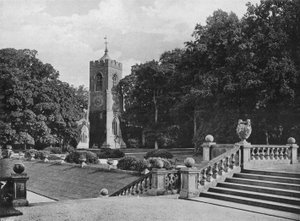 Kościół na Zamku Ashby autorstwa Charles Latham