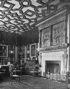 Salon Letni (zdjęcie czarno-białe) autorstwa Charles Latham