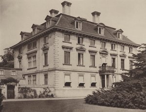 Thorpe Hall, Peterborough, Front Południowy autorstwa Charles Latham