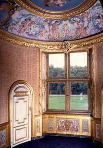 Łazienka w Chateau de Vaux Le Vicomte (Vaux-Le-Vicomte). Obraz Charlesa Lebruna (Le Brun) (1619-1690) autorstwa Charles Le Brun