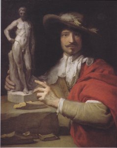 niemiecki: Portret rzeźbiarza Nicolasa Le Bruna Portret rzeźbiarza Nicolasa Le Bruna autorstwa Charles Le Brun