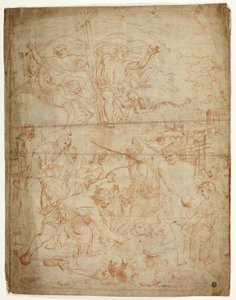 Ukamienowanie świętego Szczepana autorstwa Charles Le Brun