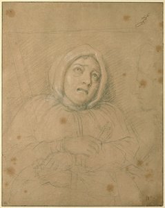 Markiza de Brinvilliers w drodze na śmierć autorstwa Charles Le Brun