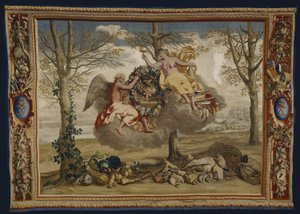 Zima, z pór roku autorstwa Charles Le Brun