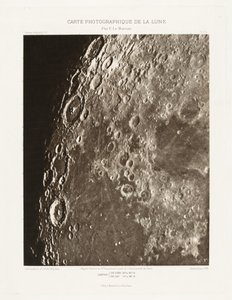 Carte photographique de la lune, planche I.A (Fotograficzna mapa Księżyca, plansza I.A), 11 października autorstwa Charles le Morvan