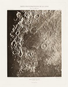 Carte photographique de la lune, planche II.A (Fotograficzna mapa Księżyca, plansza II.A), 13 września autorstwa Charles le Morvan