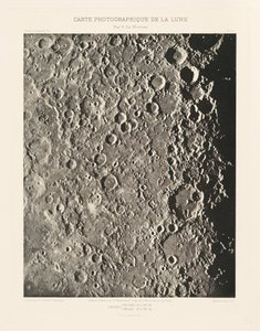 Fotograficzna mapa Księżyca, płyta III, 27 kwietnia autorstwa Charles le Morvan