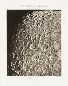 Carte photographique de la lune, planche IV.A (Fotograficzna mapa Księżyca, plansza IV.A), 13 września autorstwa Charles le Morvan