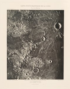 Fotograficzna mapa Księżyca, płyta XIII, 6 lutego autorstwa Charles le Morvan